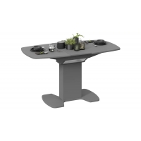 Стол обеденный Портофино 110 Серый, Стекло серое матовое LUX - Изображение 1